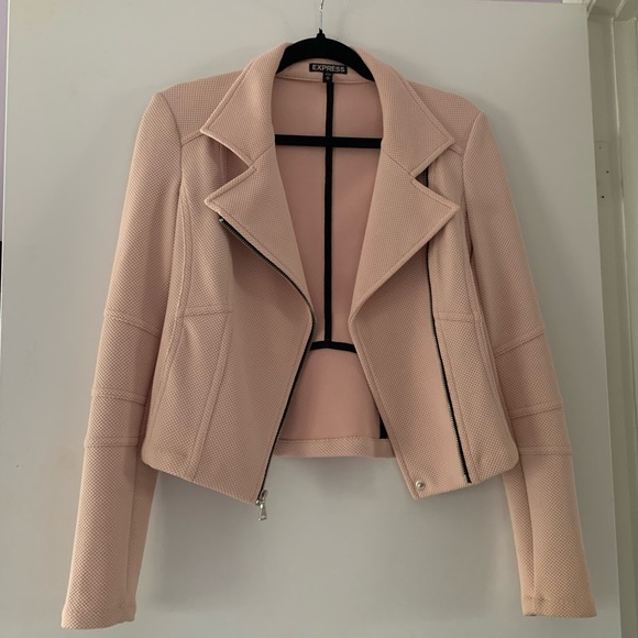 Express Jackets & Blazers - Express blush pink structured jacket XS